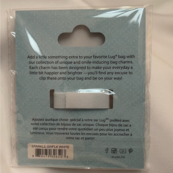 lug Bags Lug Charm Snowflake Sparkle Luglife Winter Holiday 222